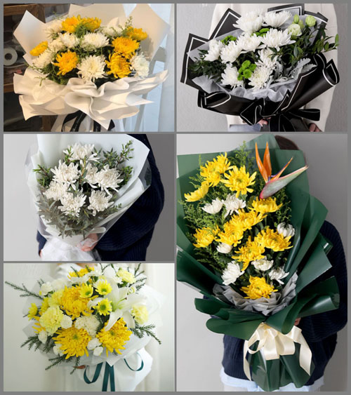 广东揭阳市普宁市广太镇大寮村白事花束代送